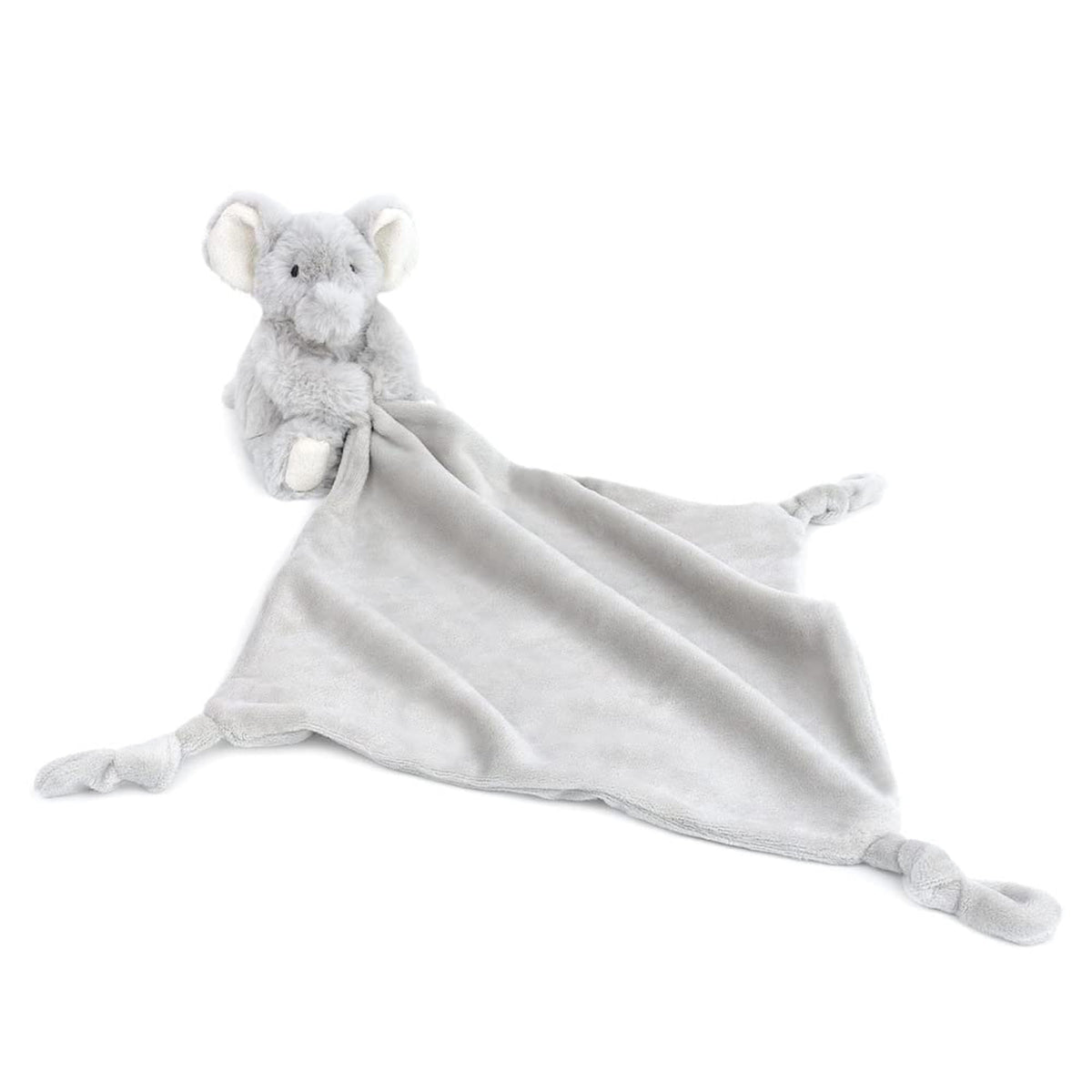 MON AMI Ozzy the Elephant plush lovey, bedtime companion for gentle soothing.