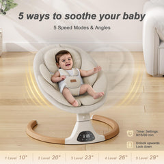 Monamii baby swing remote control for easy operation.