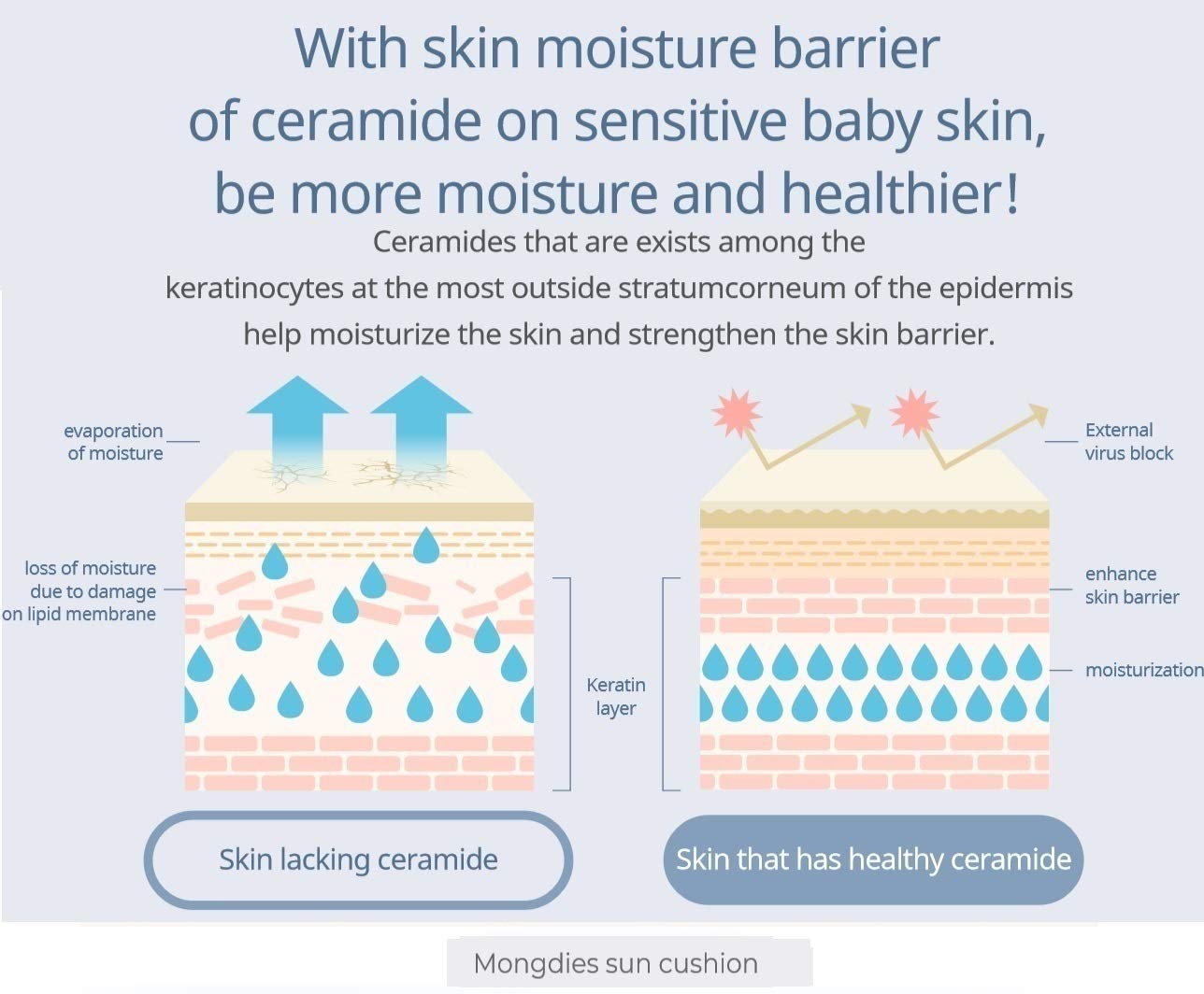 Mongdies Moisturizing Ingredients deliver hydration for comfortable wear