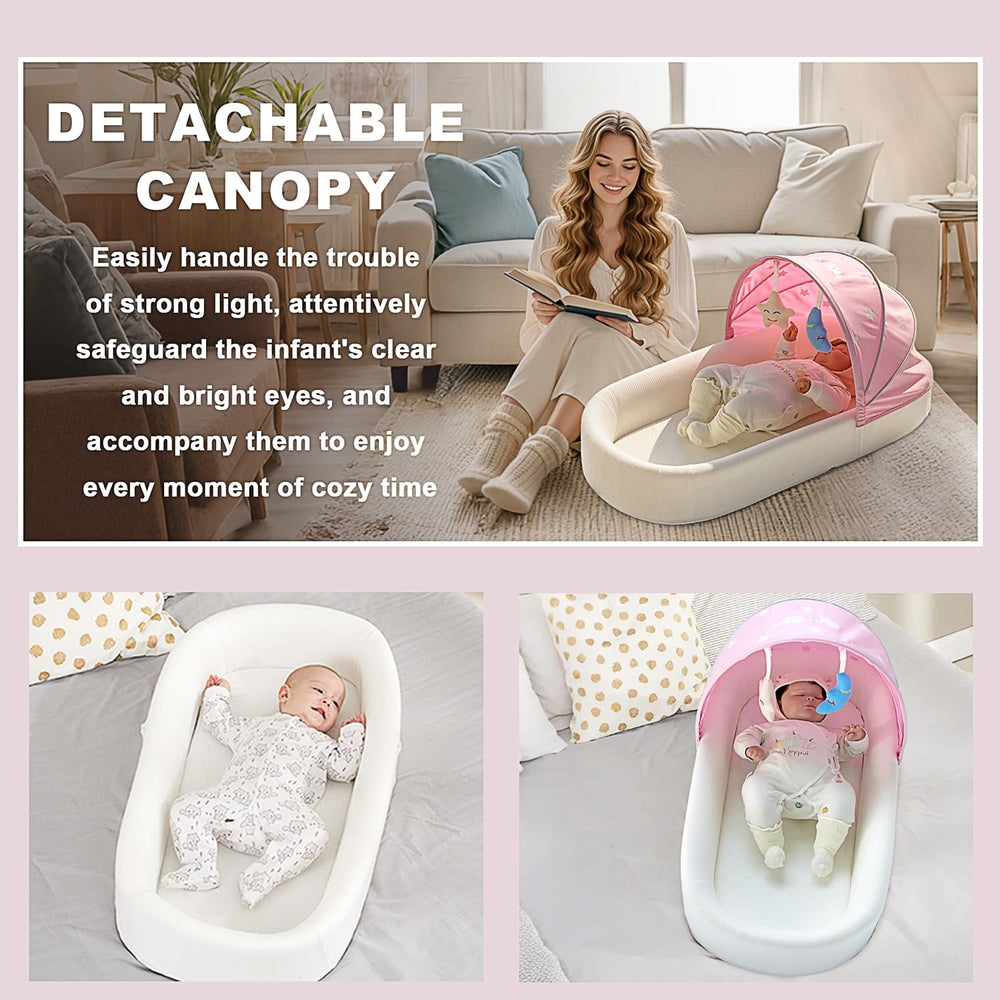 MonGianda XL version adds length to accommodate growing newborns.