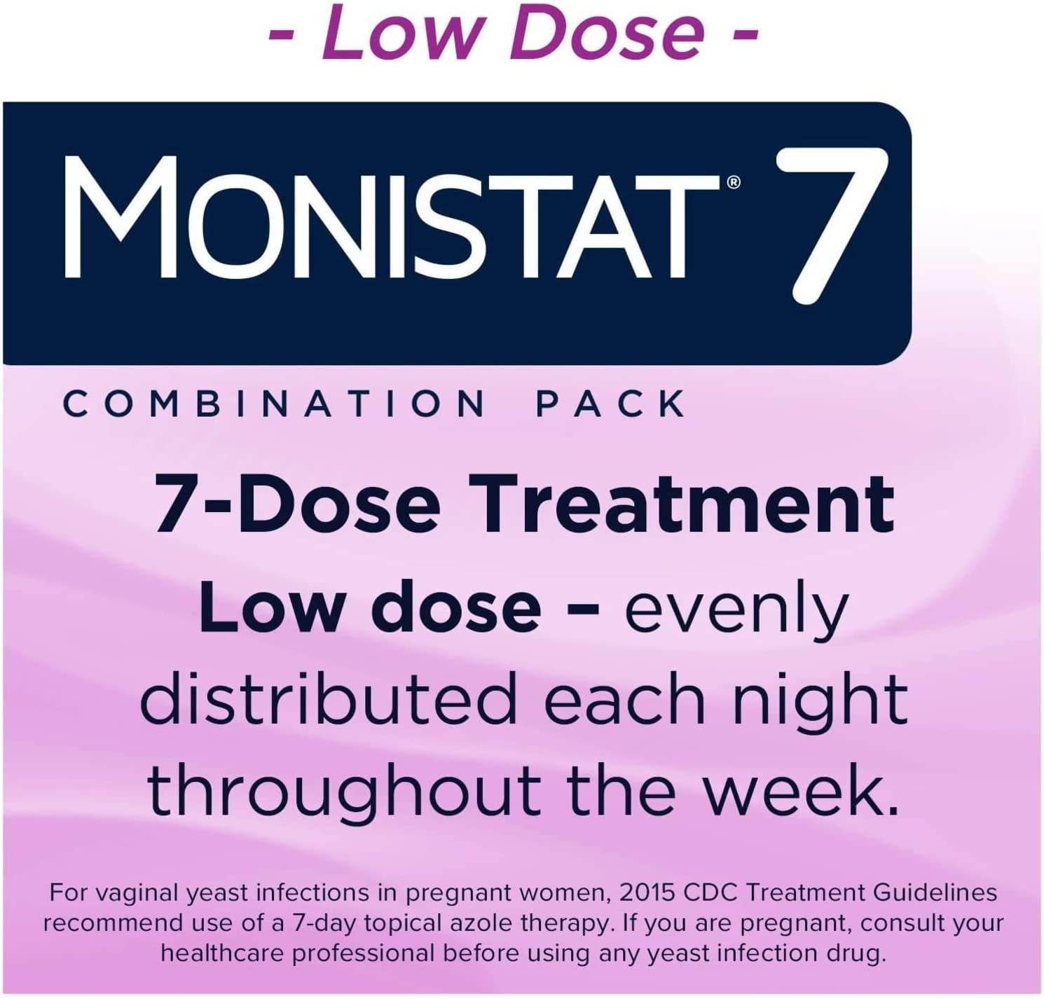 Monistat box front showing product name and OTC status.