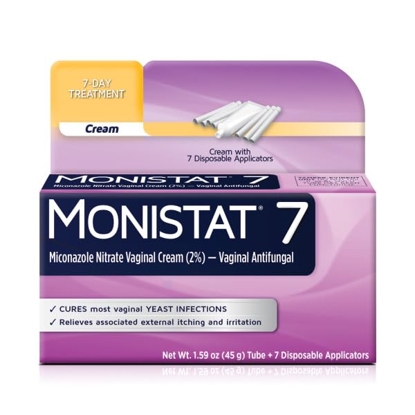 Monistat 7 disposable applicators enable precise, simple dosing.