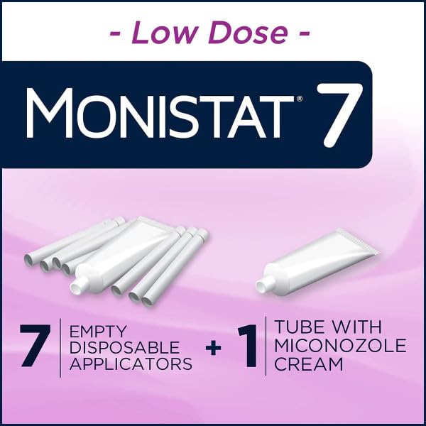 Monistat 7 pack-of-4 box highlights value and convenience.