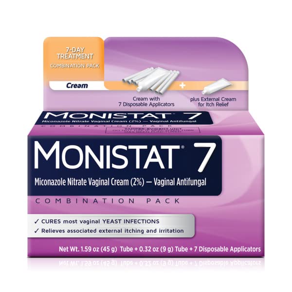 Monistat 7-Day cream tube ready for fast itch relief