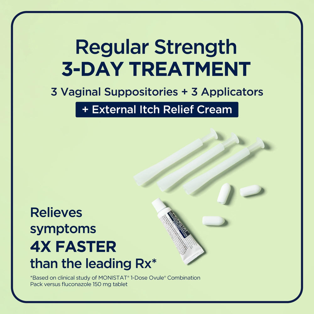 Monistat anti-itch cream with aloe vera for soothing relief.