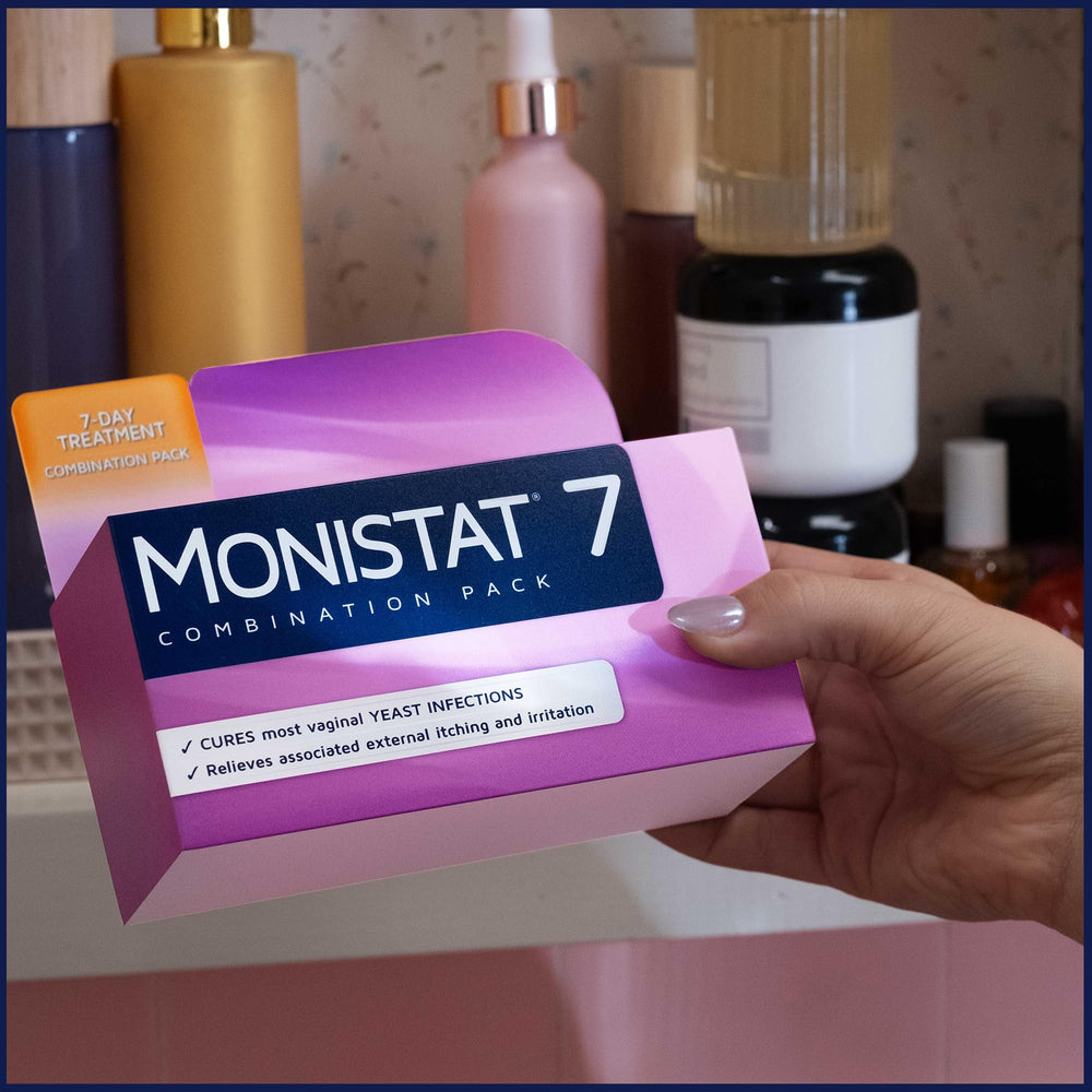 Monistat Instant Itch Relief Cream tube showing external itch relief.
