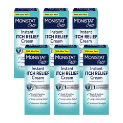 Monistat Instant Itch Relief Cream tube ready for quick relief from vaginal itch