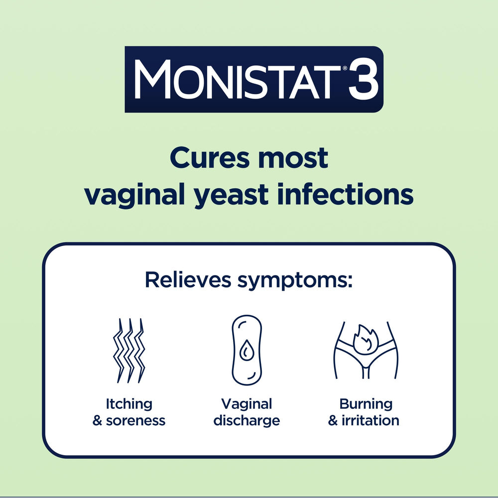 Monistat Instant Itch Relief Cream tube provides fast, cooling itch relief.