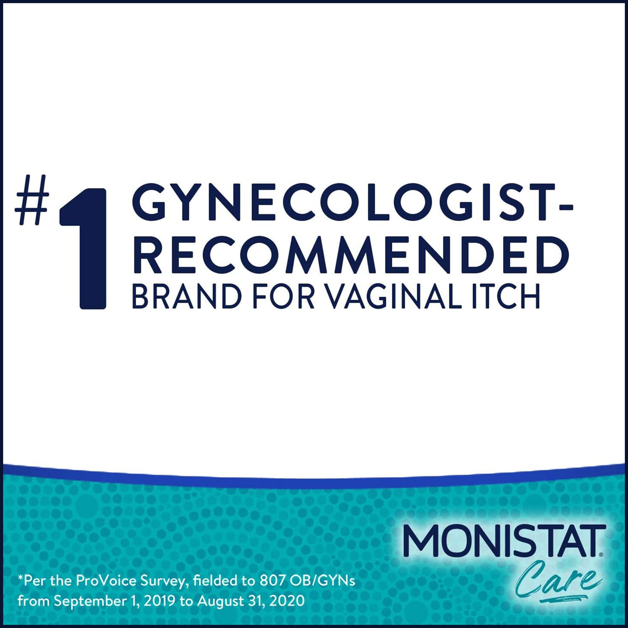 Monistat non-greasy formula dries clear and won’t stain clothing.