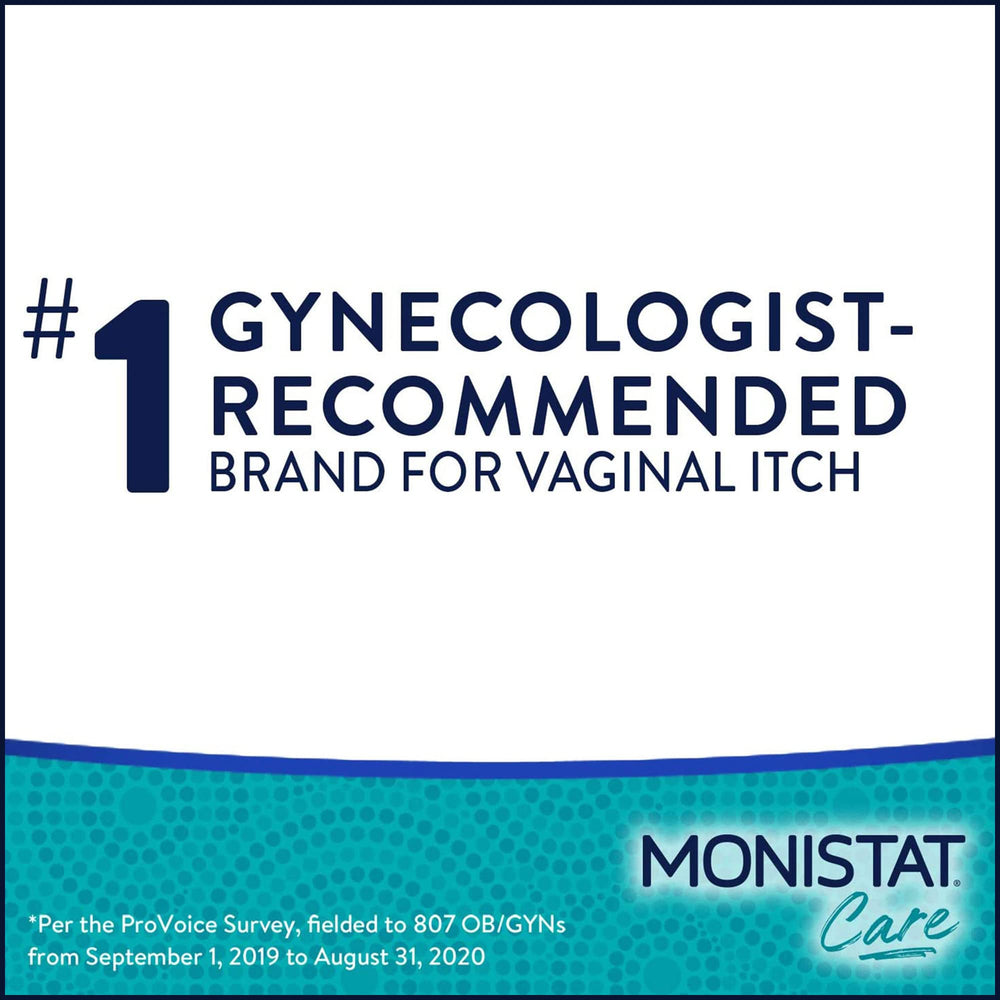 Monistat non-greasy formula dries clear and won’t stain clothing.