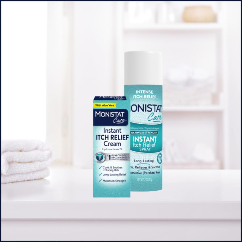 Six-pack Monistat packaging visible for convenient at-home use