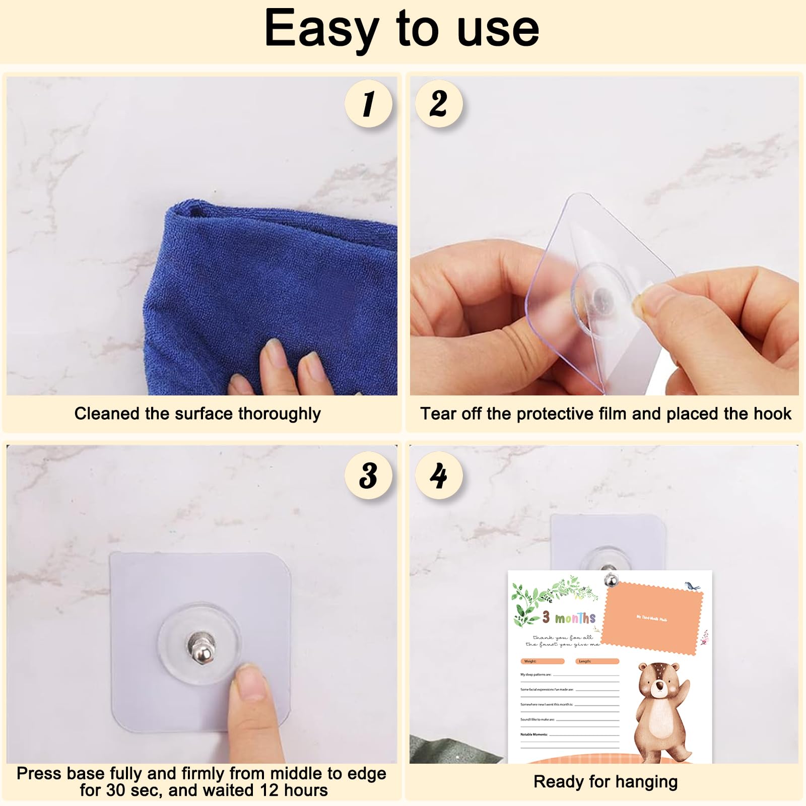 Monking Bright Day memory pages for baby milestones and memories.