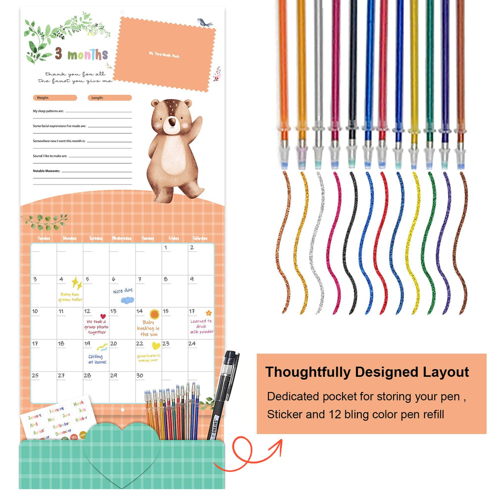 Monking monthly photo props wooden elevate cute baby photo shoots