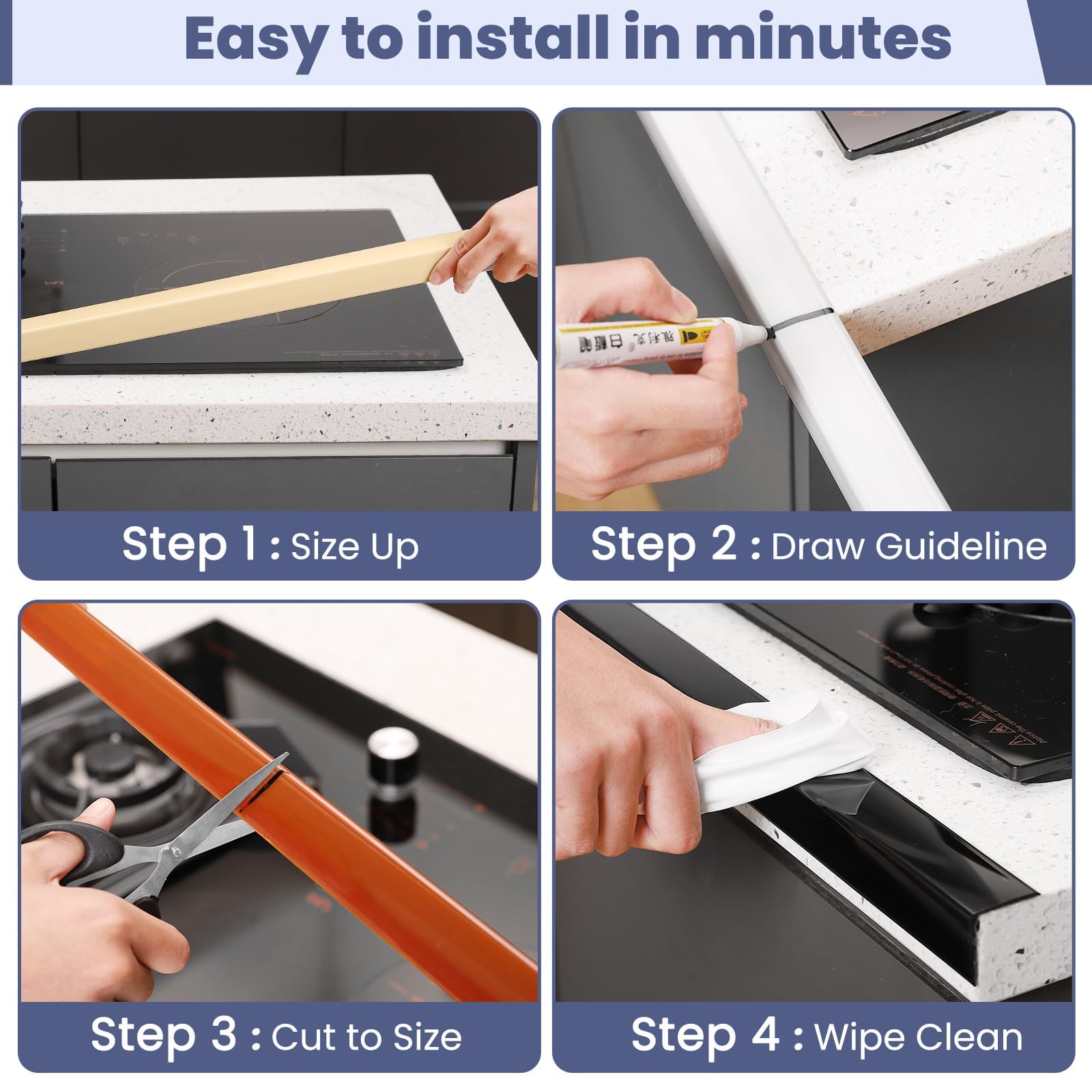MONOID adhesive-backed design simplifies DIY upgrades.