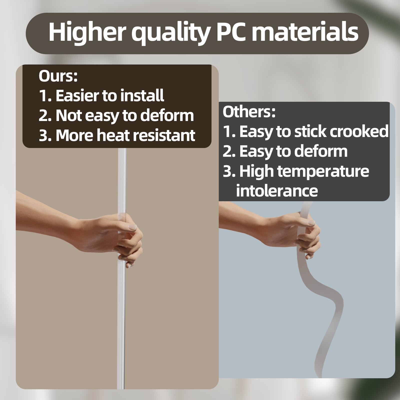 Monoid clear mini corner protectors transparent finish blends with decor and remains visible