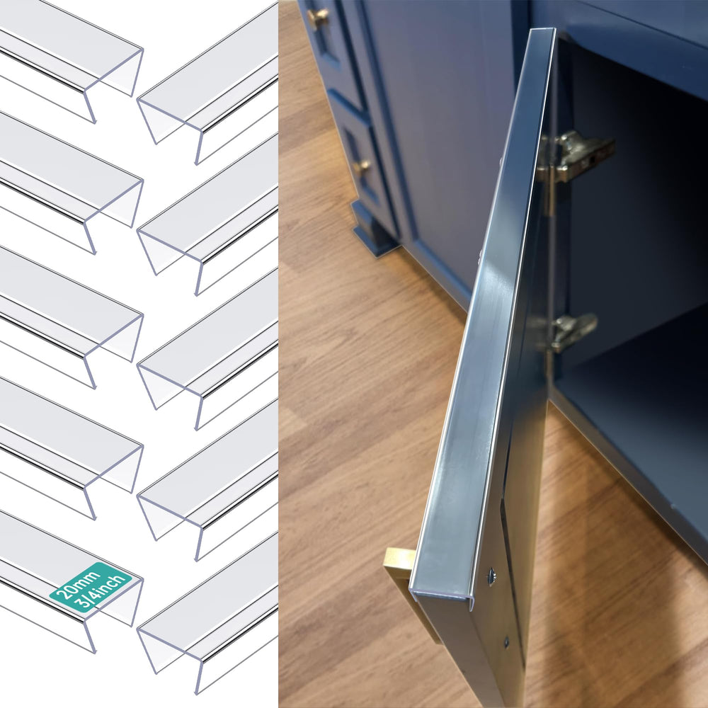 MONOID slip-on design protects edges without adhesive during easy setup.