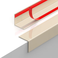 MONOID beige wall corner protector with snug 89-degree fit protects edges from everyday bumps
