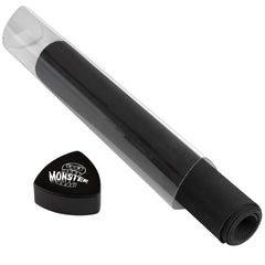 Monster Protectors prism playmat tube in black holds one mat securely.