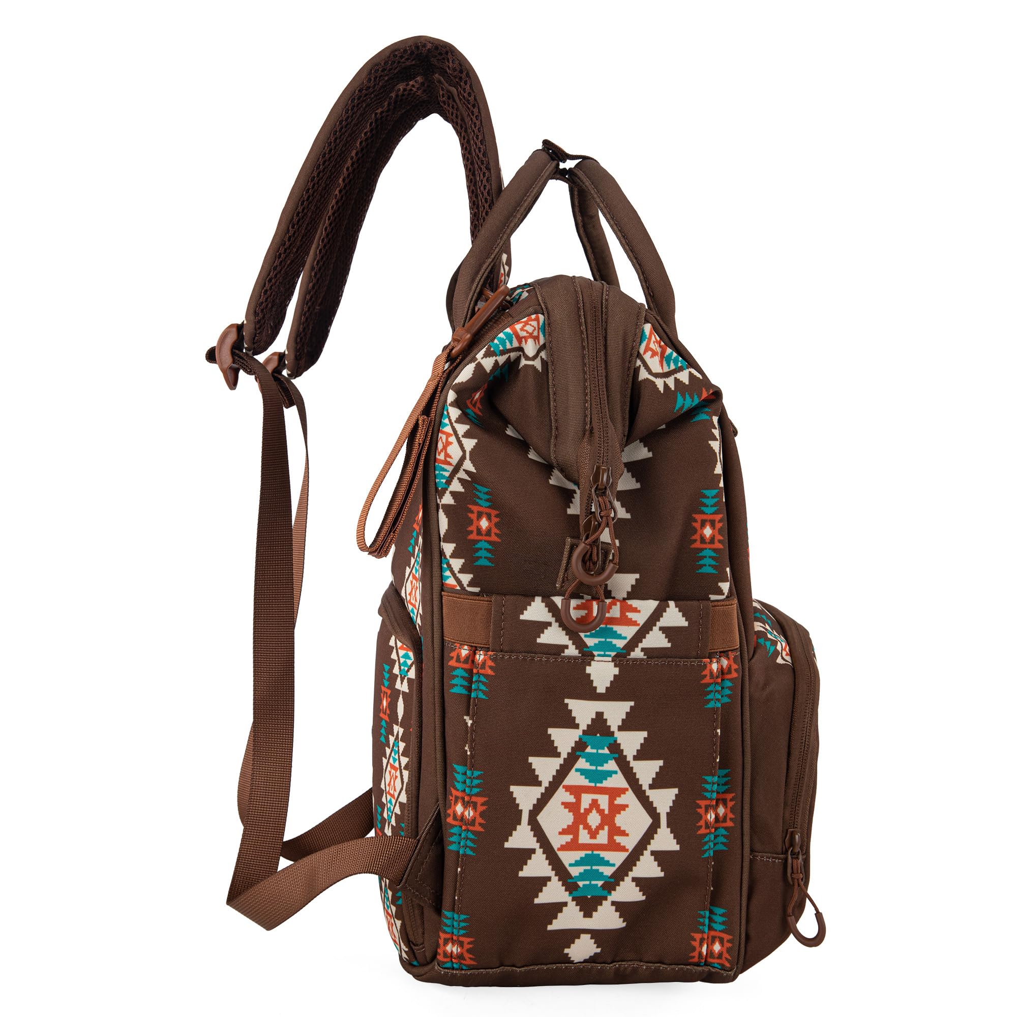 Montana West Wrangler side pockets add extra storage on the go.