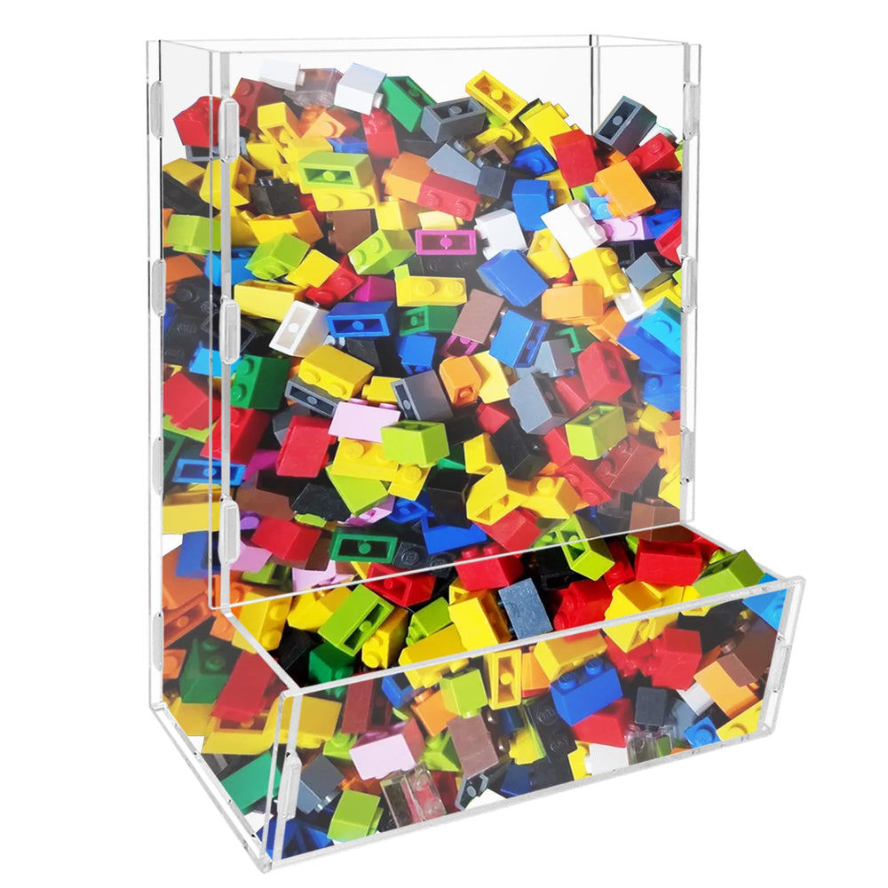 Montex wall toy dispenser with clear acrylic body for easy visibility and quick access.