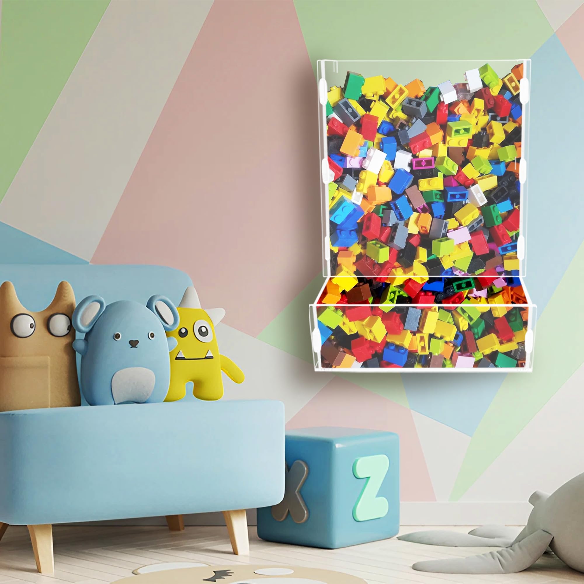 Montex wall-mounted dispenser backplate demonstrates sturdy mounting and space-saving storage.