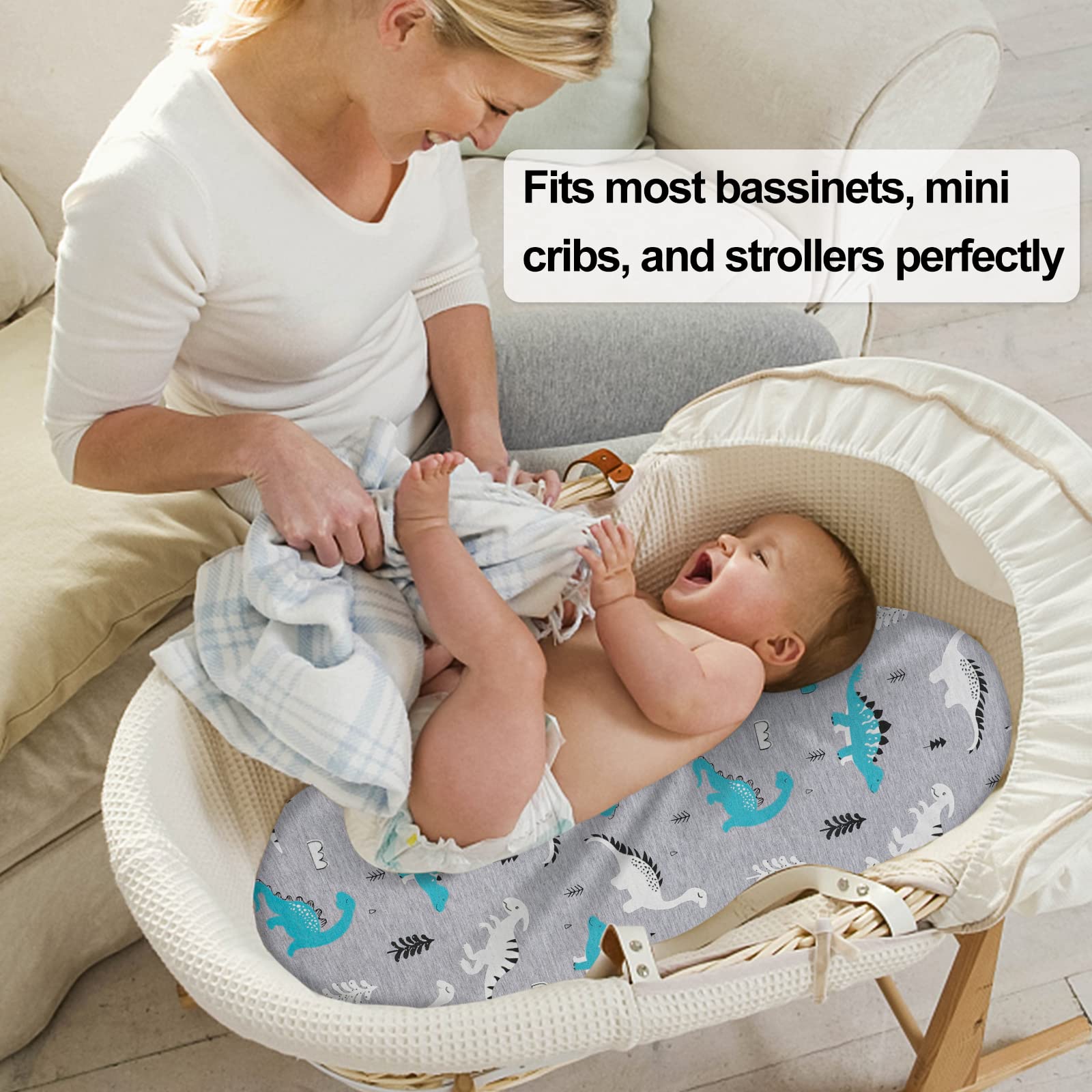 MooMoo Baby easy-care sheets machine washable with low-dry heat.
