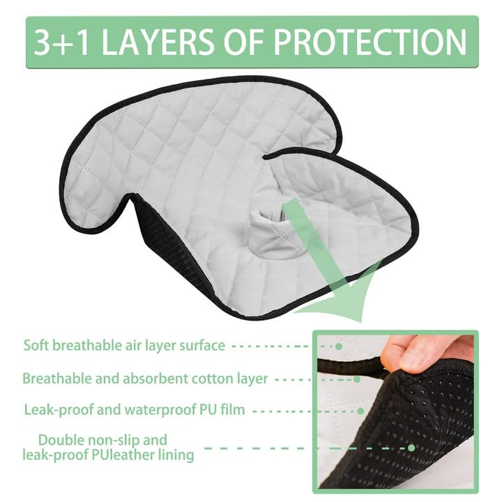 MOOB anti-slip bottom keeps the protector securely in place on seating