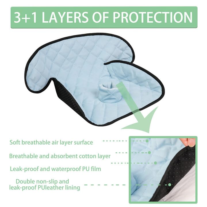 MOOB protector shows deep contoured sides for secure seating