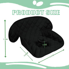 MOOB anti-slip backing prevents shifting during car trips for safety.