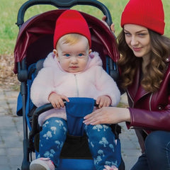 MOOB universal-fit protector works with car seats and strollers for versatility.