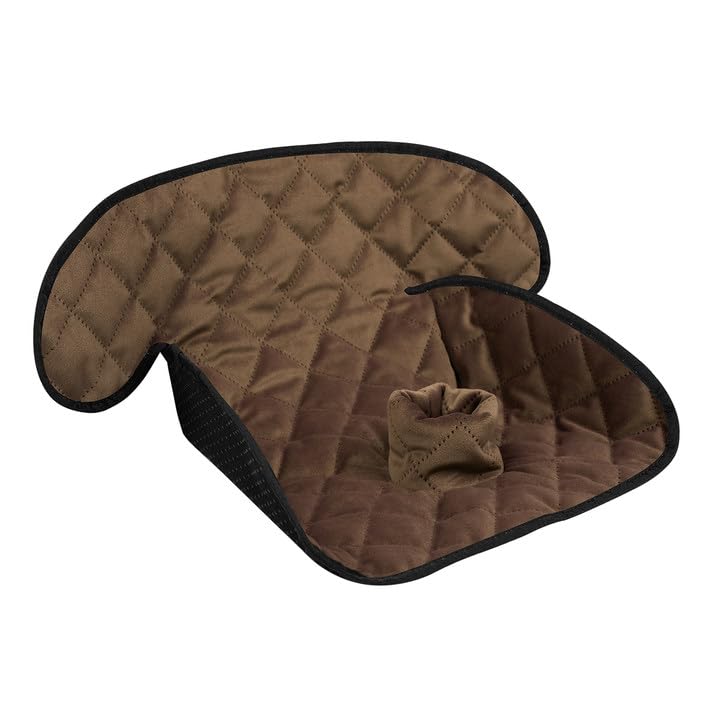 MOOB waterproof car seat protector with plush velvet surface for comfortable, mess-free rides.