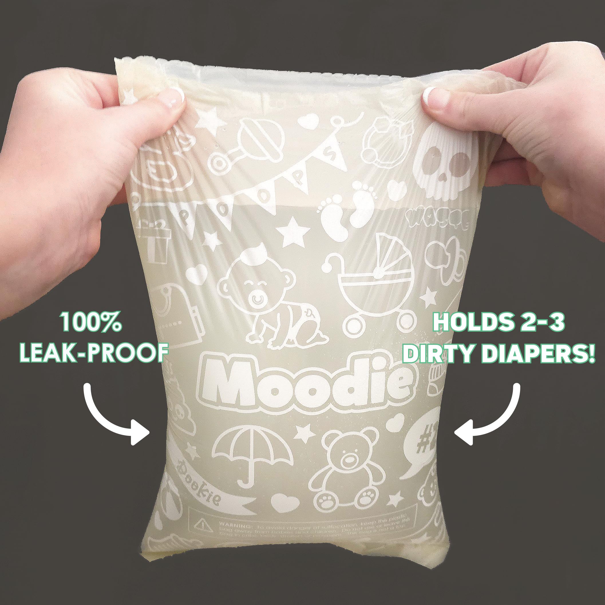 Moodie travel-friendly disposable bags for convenient outings