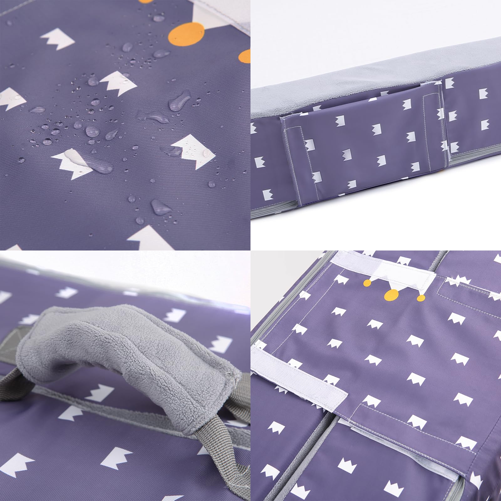 Mooedcoe mattress and quilted cover ready for cozy play and rest.