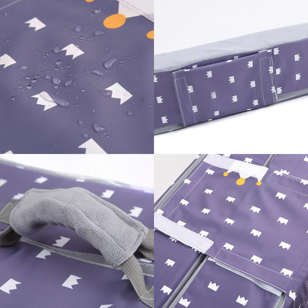 Mooedcoe mattress and quilted cover ready for cozy play and rest.