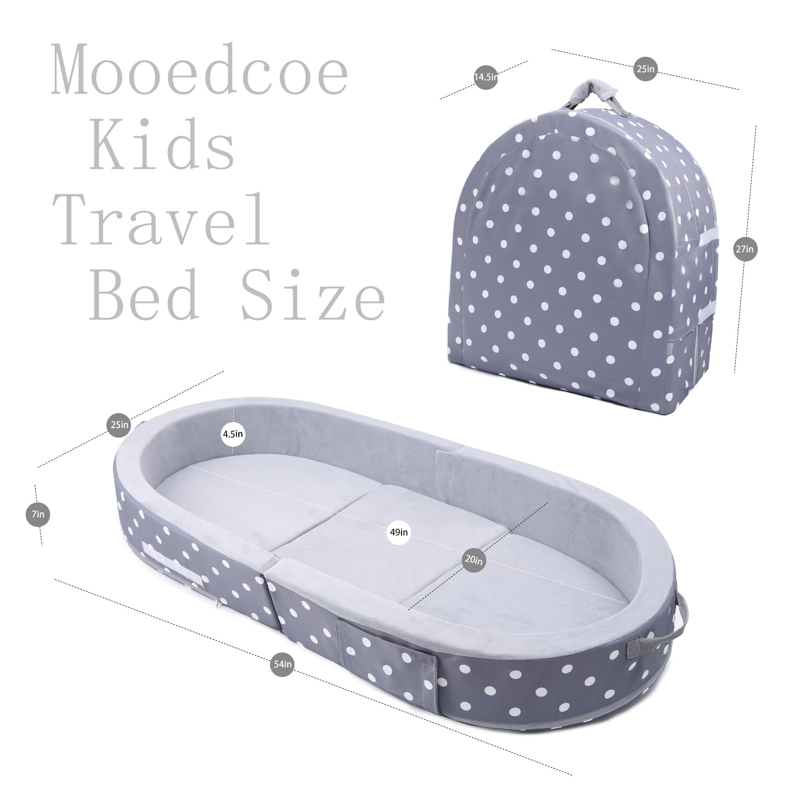 Mooedcoe oxford fabric with velvet lining for a cozy feel.