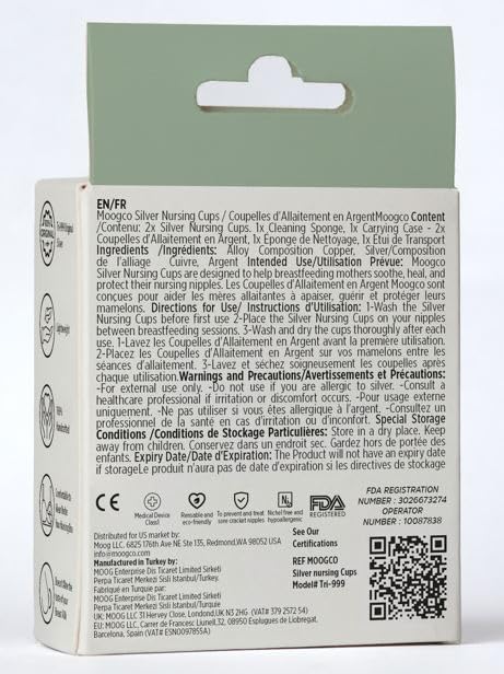 MOOGCO daily comfort nursing cups are lightweight and discreet for everyday use.