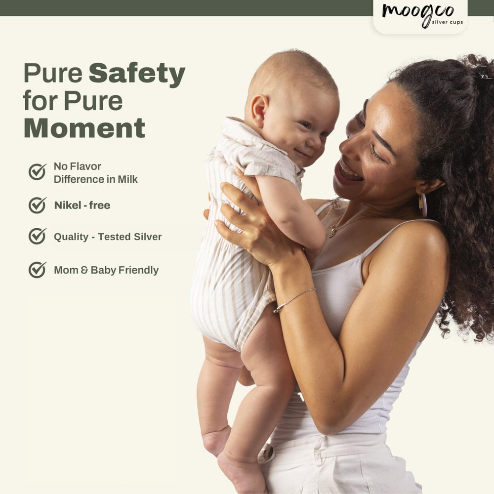 Compact MOOGCO nipple shields for newborn ready-to-use set