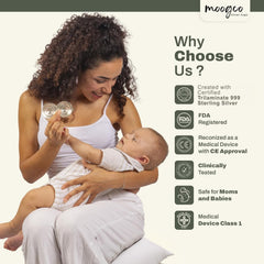 MOOGCO nursing cups under bra fit, ergonomic shape for secure, comfortable wear.