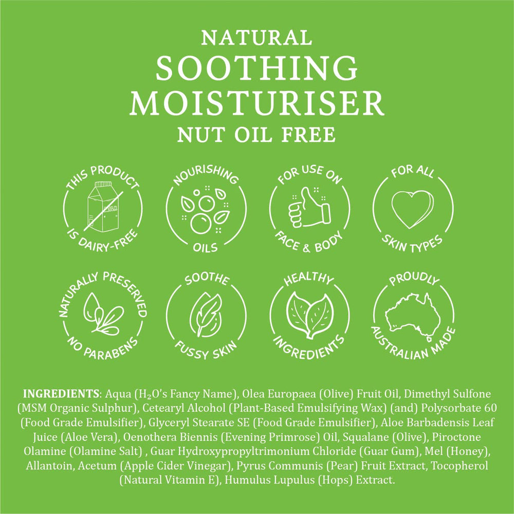 Face and body use for all ages with lightweight absorption.