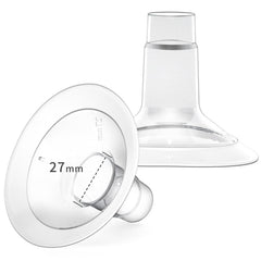 MOOMentaneous 27mm shield for Medela pumps offering comfortable fit.