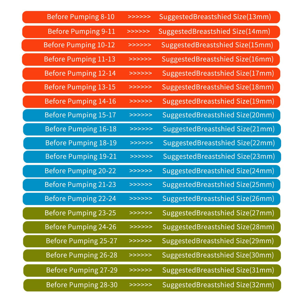MOOMentaneous size-guide info helps choose the right attachment.