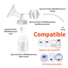 MOOMentaneous 9 Plus compatible flange for versatile pumping configurations.