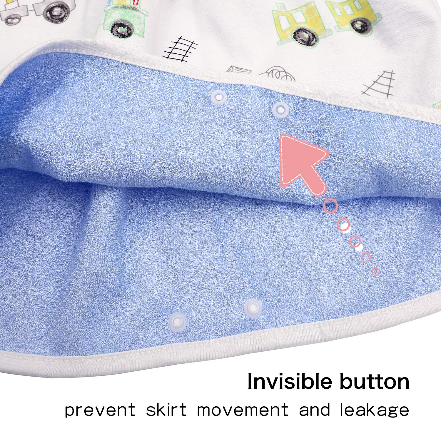 MooMoo Baby cloth diaper skirt outer cotton for soft, breathable comfort
