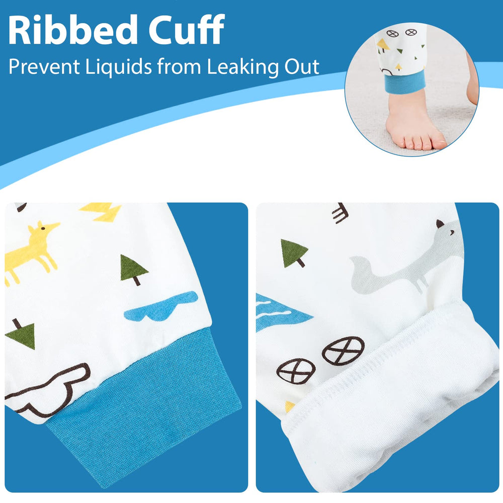 MooMoo Baby high-waist fit offers tummy warmth and comfort.