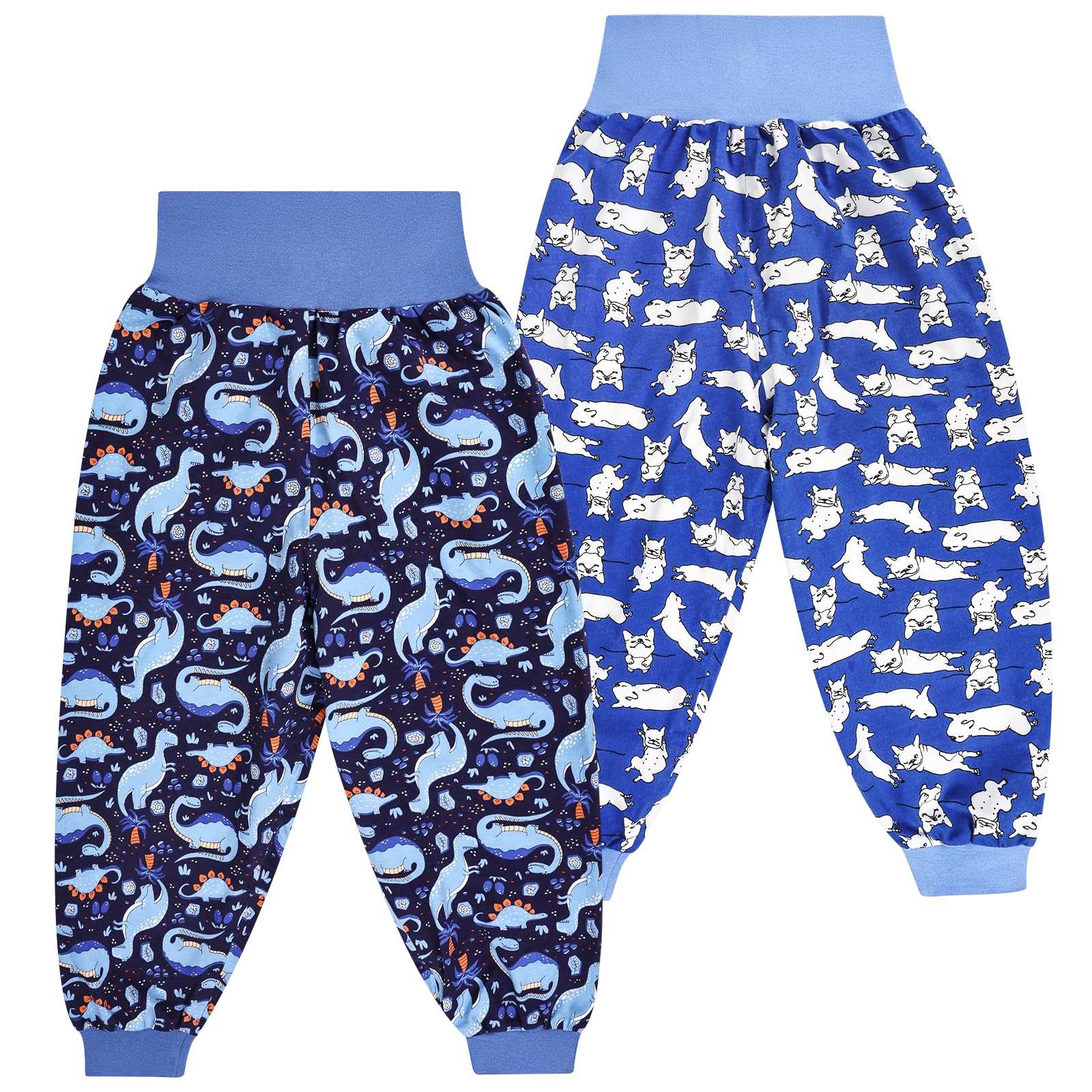 MooMoo Baby leakproof diaper pants nighttime front view showing dry sleep potential
