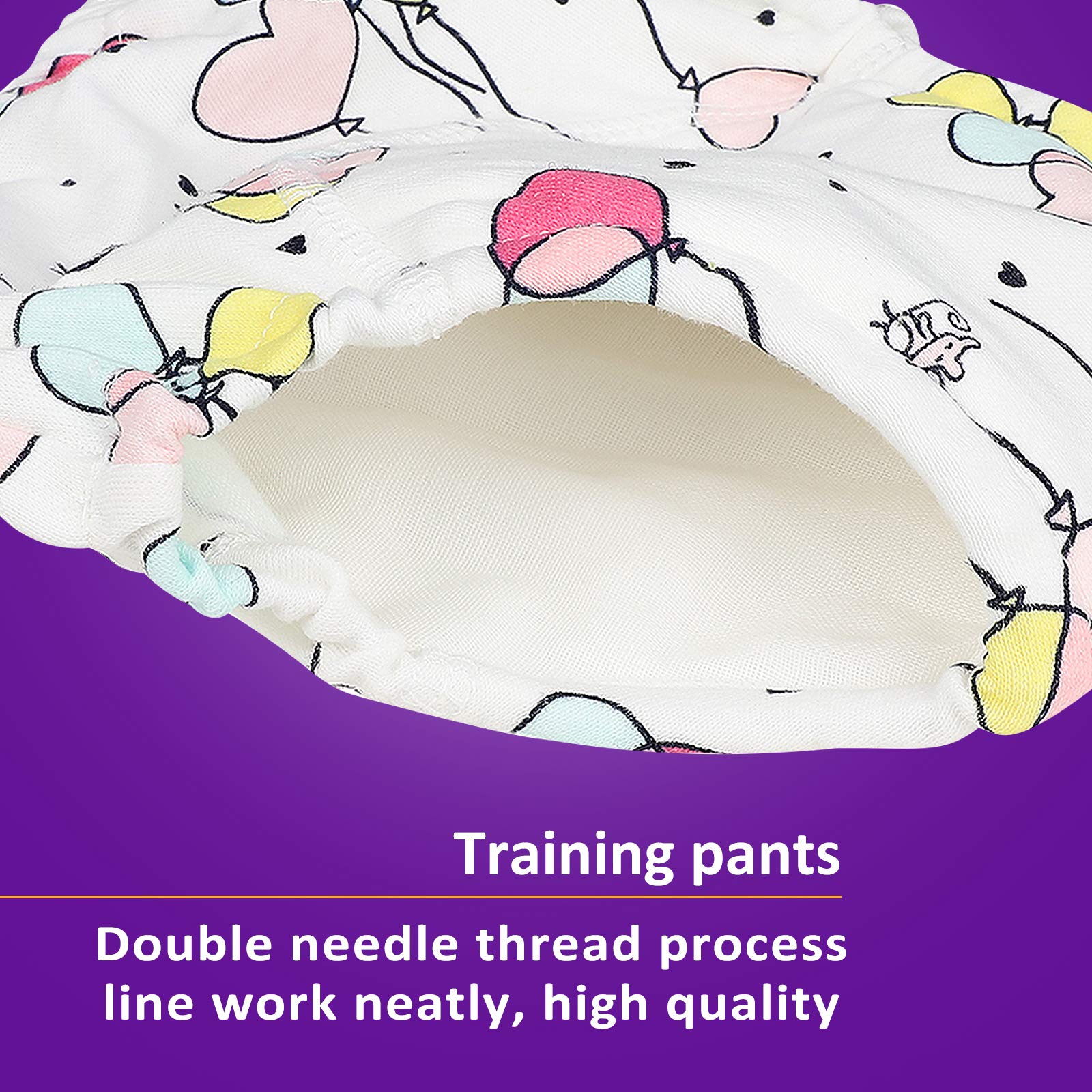 MooMoo Baby mermaid 4T pink training pants easy pull up down feature for independence