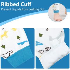 MooMoo Baby night-time diaper pants featuring TPU waterproof layer for protection.