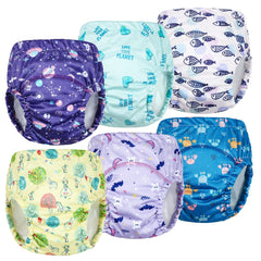 MooMoo Baby plastic training underwear leakproof for confident potty training