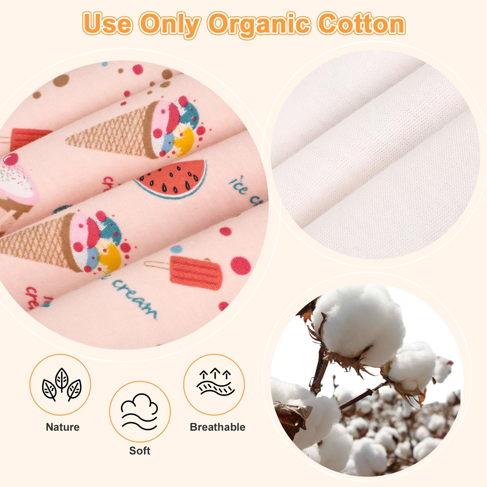 MooMoo Baby stretchy waistband makes on-off changes quick and comfy.