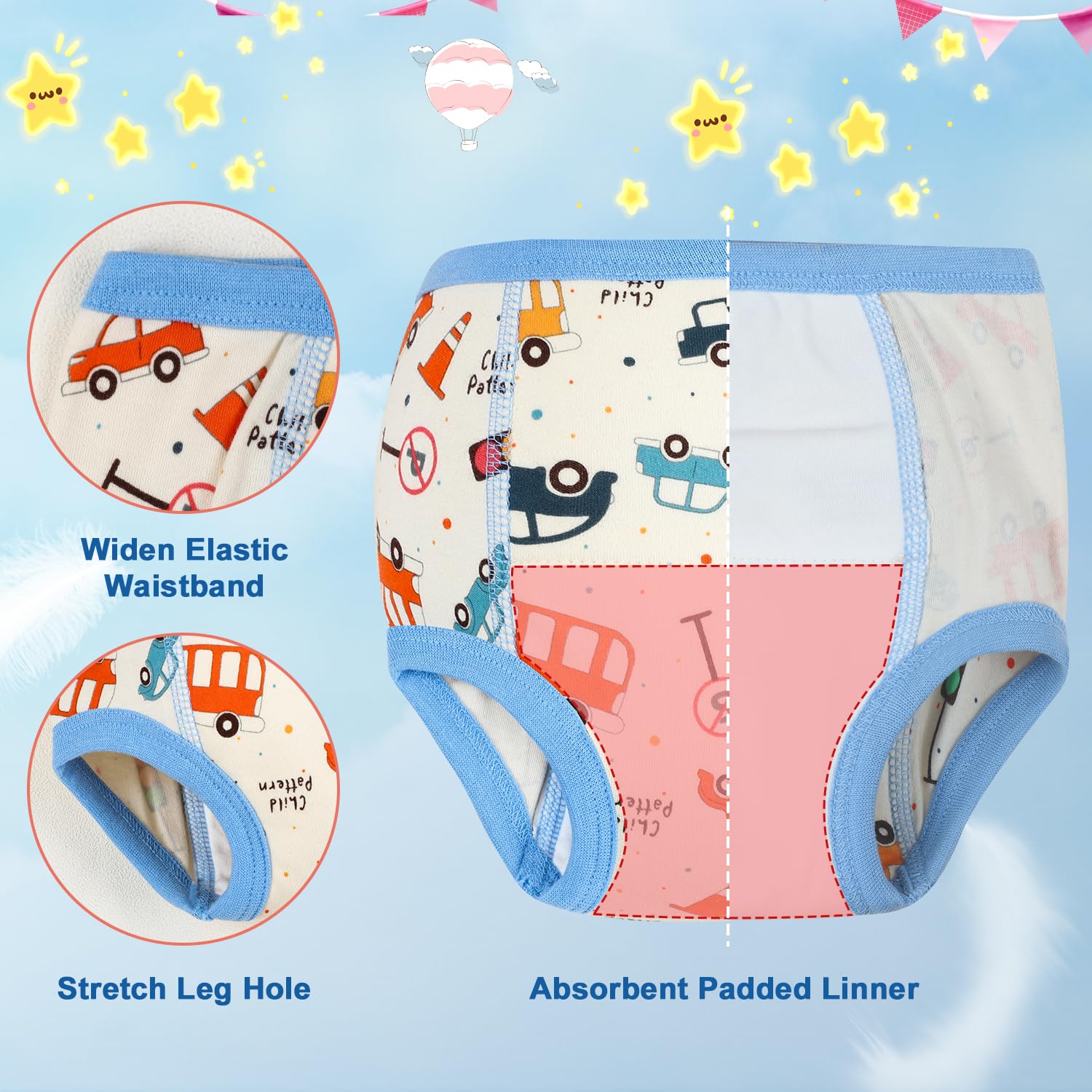MooMoo Baby size range 2T–8T helps growing toddlers find the right fit.
